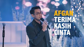 AFGAN  TERIMA KASIH CINTA LIVE AT WEDDING [upl. by Col]