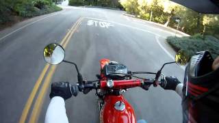 1978 Honda XL250s Riding with GoPro [upl. by Ecinev113]