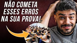 5 DICAS ESSENCIAIS PARA O DIA DA SUA PROVA DE CONCURSO [upl. by Edrick]