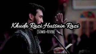 Khuda Razi Hussain Razi  SlowedReverb  Haj Mahdi Rasouli [upl. by Haroppizt]