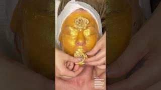 ASMR Facial Golden Jelly Mask [upl. by Latrice]