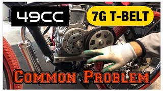 49cc 7G TBelt Transmission Common Problem and Easy Fix [upl. by Ettenwad]