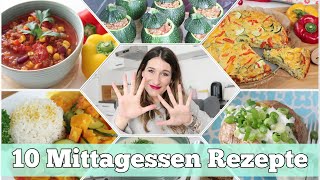 10 Mittagessen REZEPTE 🍝 Für die ganze Familie  Schnell Einfach amp Lecker [upl. by Roye]