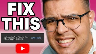 Miniplayer Is Off Youtube FIX ✅ How To Turn On Miniplayer On Youtube [upl. by Nelak835]