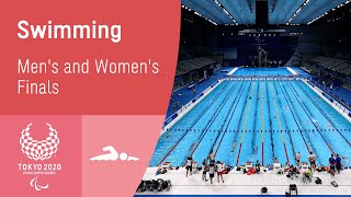 Swimming Finals  Day 1  Tokyo 2020 Paralympic Games [upl. by Irtimid]