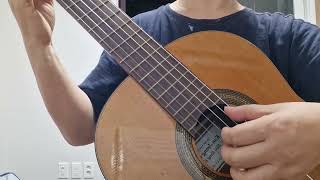 study in d minor by Ferdinando Carulli Classical guitar [upl. by Anaes]