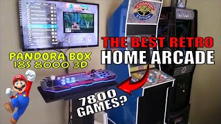 🔵Pandora Box 18S 8000 WIFI 3D Quick Review  Arcade 1Up retrogaming pandorabox games [upl. by Alemak632]