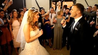 Gary Barlow Surprises Bride on Her Wedding Day [upl. by Sillert]