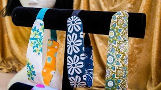 Ken Wingards DIY Fabric Scrap Headbands [upl. by Seldun129]