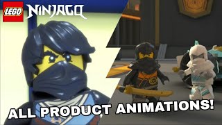 LEGO NINJAGO  ALL PRODUCT ANIMATIONS  2014  2023 [upl. by Noreh]