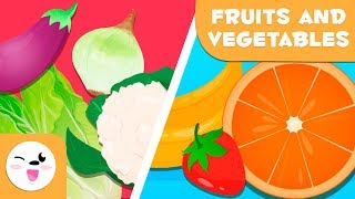 Learn Fruits And Vegetables  Vocabulary For Kids [upl. by Chem]