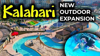 NEW KALAHARI OUTDOOR EXPANSION JULY 2023  Kalahari Resort and Waterpark in Round Rock Texas [upl. by Wichern]