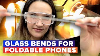 Bendable Gorilla Glass Foldable phones are shaping up [upl. by Vernita]