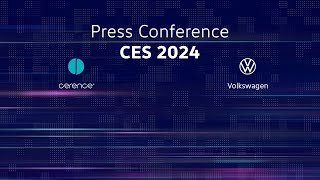 Volkswagen and Cerence to Unveil AIPowered Driver Experience at CES 2024 [upl. by Mears]