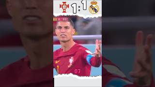 Portugal vs Real Madrid World Cup 2026 Ronaldo vs Ronaldo but who is the legend ronaldo sports [upl. by Neelyar]