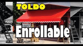 Como hacer un toldo enrollable  Tapasol  PASO A PASO [upl. by Katleen]