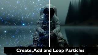 Create Loop and Add Particles to any 2D Image with Blender [upl. by Ehtyaf]