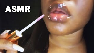 ASMR Lip Gloss Application Layers of Lip Gloss [upl. by Nevah]