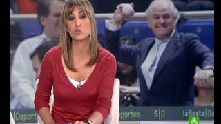 Sandra Sabatés La Sexta Deportes 21 04 [upl. by Ahsekahs907]