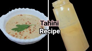 Homemade Tahini Recipe asmr fyp [upl. by Cissej]