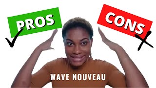 PROS AND CONS OF WAVE NOUVEAU🌸DRY CURL ON SHORT TAPERED HAIRAMANDAS DIARY TALKSJAMAICAN YOUTUBER [upl. by Niarfe]