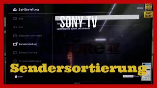 Sony TV Sender Sortieren Tutorial [upl. by Gaspard560]