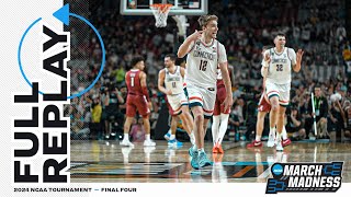 UConn vs Alabama  2024 NCAA mens Final Four  FULL REPLAY [upl. by Nored88]