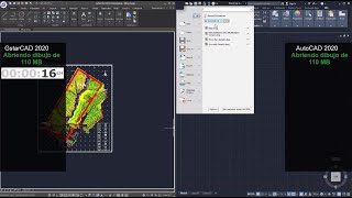 Comparativa de Rendimiento  GstarCAD 2020 Vs AutoCAD 2020 [upl. by Baldridge]