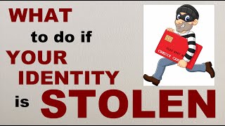 What To Do If Your Identity Is STOLEN [upl. by Adnuahsor]