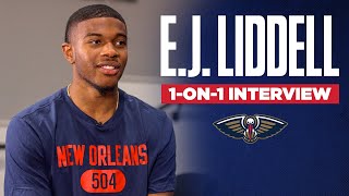 EJ Liddell 1on1 Interview  New Orleans Pelicans [upl. by Sezen]