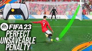 FIFA 23  HOW TO SHOOT THE PERFECT PENALTY  HOW TO SCORE A PENALTY  HOW TO WIN PENALTIES [upl. by Desmond618]