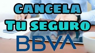 como cancelar un seguro bbva [upl. by Dahs]