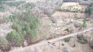 Drone Footage Captures Damage from Plain Dealing Tornado [upl. by Akirehs]