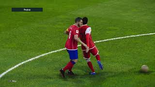 ATLETICO M VS RAYO VALLECANO PES 21 GAMEPLAY [upl. by Eirameinna]