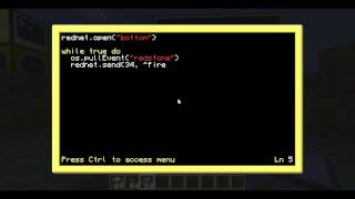 ComputerCraft Tutorial 8 Rednet [upl. by Eesac679]