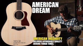 Taylor American Dream AD17e [upl. by Airdnaid]