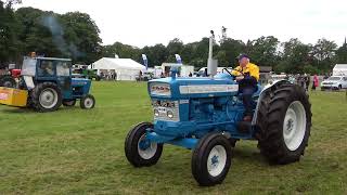 2022 Fettercairn Agricultural Show with vintage vehicle and tractor parade in Laurencekirk Scotland [upl. by Phillip944]