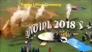 IPL Final 2018 highlights  CSK VS SRH  CSK winning moments  trophy celebrations  stadium view [upl. by Conley]