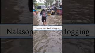 Waterlogging Nilemore Nallasopara Rain vvmc heavyrain [upl. by Welles]