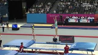 Bryony Page GOLD  2018 Trampoline British Championships [upl. by Fulcher]