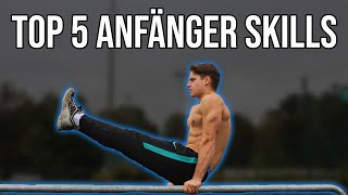 Top 5 Calisthenics Skills für Anfänger I Calisthenics Übungen für Beginner [upl. by Deys681]