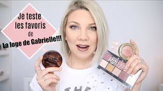 Je teste les favoris maquillage de La loge de Gabrielle [upl. by Gardner]