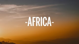 Toto  Africa Lyrics [upl. by Latta]