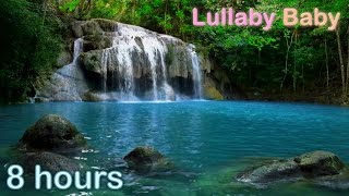 ☆ 8 HOURS ☆ WATERFALL MUSIC ♫ ☆ Relaxing Music and WATERFALL sounds for sleep ♫ Baby Sleep Music [upl. by Funch]