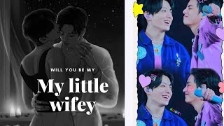 my little wifey 💜  part 4  taekook  yoonmin  namjin  hopeiu love story 😙😍 [upl. by Bouzoun471]