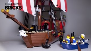 Lego Pirates 70413 The Brick Bounty  Speed Build Review [upl. by Kashden51]