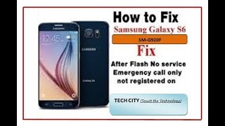 How to Repair quotemergency calls onlyquot Samsung S6 SMG920F with Z3X BOX [upl. by Yoko]