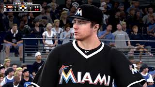 MLB 13 The Show PS3 Miami Marlins Season Game 35 MIA  SD [upl. by Mireielle]