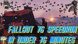 Fallout 76 Any WR Launch Nuke Speedrun SoloLegacy 1203811443 [upl. by Esinel]