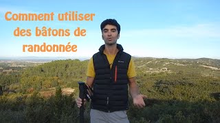 Comment bien utiliser vos bâtons de randonnée [upl. by Yral]